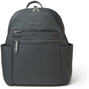 Baggallini Women's Securtex Anti-Theft Vacation Travel Backpack 10x13 Slash-Resistant Nylon Daypack W/Locking Zippers & RFID Protection, Charcoal, One Size Baggallini Women's Securtex Anti-Theft Vacation Travel Backpack 10x13 Slash-Resistant Nylon Daypack W/Locking Zippers & RFID Protection, Charcoal, One Size