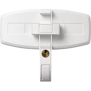 ABUS DFS95 Additional Window Lock for Double-Wing Windows Simultaneous-Locking Window Lock, 31721 ABUS DFS95 Additional Window Lock for Double-Wing Windows Simultaneous-Locking Window Lock, 31721