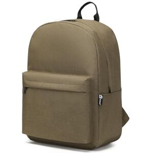 Kono Children's Backpack School Bag for Boys and Girls Lightweight Rucksack for Teenagers Students Bookbag Travel Casual Daypack Women Men (Brown) Kono Children's Backpack School Bag for Boys and Girls Lightweight Rucksack for Teenagers Students Bookbag Travel Casual Daypack Women Men (Brown)