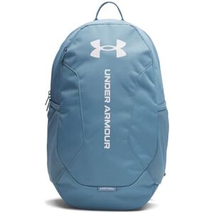 Under Armour Unisex Hustle Lite Backpack, Durable Outdoor Backpack With Water-Repellent Design, Essential Gym Bag with Reinforced Bottom Panel,Blue Smoke / / White,OSFM Under Armour Unisex Hustle Lite Backpack, Durable Outdoor Backpack With Water-Repellent Design, Essential Gym Bag with Reinforced Bottom Panel,Blue Smoke / / White,OSFM