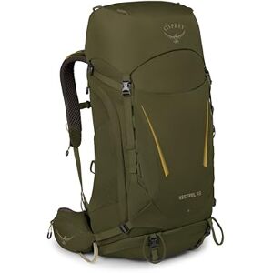 Osprey Kestrel 48 (Injection-Moulded AirScape Backpanel Integrated Raincover Included Rugged Rucksack-Style Pack Trekking Pole Attachment Moss Green S-M Osprey Kestrel 48 (Injection-Moulded AirScape Backpanel Integrated Raincover Included Rugged Rucksack-Style Pack Trekking Pole Attachment Moss Green S-M