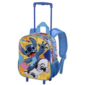 Disney Stitch-Small 3D Backpack with Wheels, 26 x 34 cm, Capacity 12.5 L Disney Stitch-Small 3D Backpack with Wheels, 26 x 34 cm, Capacity 12.5 L