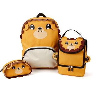 Zappi Co Children's Backpack Zappi Kids' Luggage, Lion Set Zappi Co Children's Backpack Zappi Kids' Luggage, Lion Set