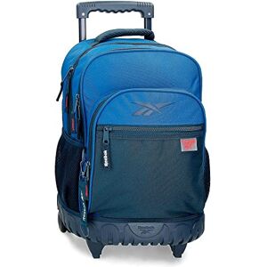 Reebok Atlantic Backpack, Compact, 2 Wheels, Blue, 32 x 43 x 21 cm, Polyester, 28.9 L Reebok Atlantic Backpack, Compact, 2 Wheels, Blue, 32 x 43 x 21 cm, Polyester, 28.9 L