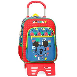 Disney Mickey Shape Shifter School Backpack with Trolley Multicoloured 27 x 38 x 11 cm Polyester 11.29 L Disney Mickey Shape Shifter School Backpack with Trolley Multicoloured 27 x 38 x 11 cm Polyester 11.29 L