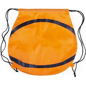 eBuyGB Children's Polyester Drawstring Rucksack Bags Novelty Design School Sports Gym PE Backpack (Basketball) Pack of 10 eBuyGB Children's Polyester Drawstring Rucksack Bags Novelty Design School Sports Gym PE Backpack (Basketball) Pack of 10