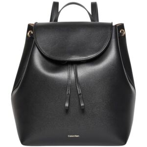 Calvin Klein Women's FOIL LOGO FLAP BACKPACK LV04F3297G Backpack, Black (Black/Toasted Coconut), One Size Calvin Klein Women's FOIL LOGO FLAP BACKPACK LV04F3297G Backpack, Black (Black/Toasted Coconut), One Size
