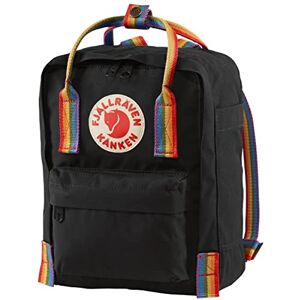 Fjällräven FJALLRAVEN Kånken Rainbow Mini Backpack, Multicolor (Black-Rainbow Pattern) Fjällräven FJALLRAVEN Kånken Rainbow Mini Backpack, Multicolor (Black-Rainbow Pattern)