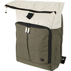 Wilson Ladies' Tennis Backpack, For up to 2 Rackets, Polyester, Cream Colour Wilson Ladies' Tennis Backpack, For up to 2 Rackets, Polyester, Cream Colour