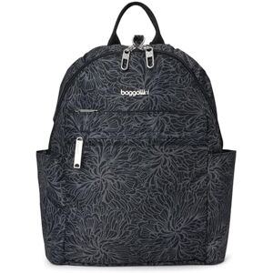Baggallini Women's Securtex Anti-Theft Vacation Travel Backpack 10x13 Slash-Resistant Nylon Daypack W/Locking Zippers & RFID Protection, Midnight Blossom, One Size Baggallini Women's Securtex Anti-Theft Vacation Travel Backpack 10x13 Slash-Resistant Nylon Daypack W/Locking Zippers & RFID Protection, Midnight Blossom, One Size