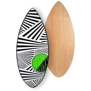 Osprey Surf Skimboard for Kids and Adults 41 Inch Pintail Beginner Skim Board with 7 Ply Wood Construction White Osprey Surf Skimboard for Kids and Adults 41 Inch Pintail Beginner Skim Board with 7 Ply Wood Construction White