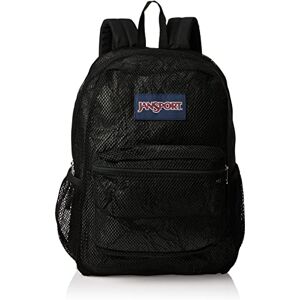 JANSPORT Unisex's Eco Mesh Backpack, Black, 17” x 12.5” x 6” JANSPORT Unisex's Eco Mesh Backpack, Black, 17” x 12.5” x 6”