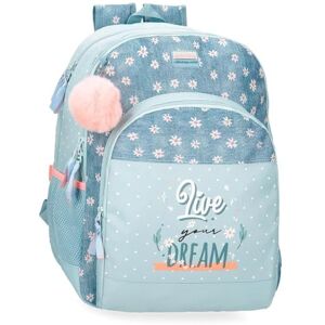MOVOM Live Your Dreams Backpacks, School Backpacks, Children's Backpacks, Includes Decorative Pompom, Various Compartments from Joumma Bags, Green, Sac à dos, Sack Backpack MOVOM Live Your Dreams Backpacks, School Backpacks, Children's Backpacks, Includes Decorative Pompom, Various Compartments from Joumma Bags, Green, Sac à dos, Sack Backpack