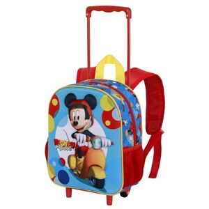 Disney Mickey Mouse Scooter-Small 3D Backpack with Wheels, Blue, 26 x 34 cm, Capacity 7 L Disney Mickey Mouse Scooter-Small 3D Backpack with Wheels, Blue, 26 x 34 cm, Capacity 7 L