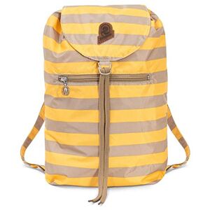 Invicta Backpack, VINTAGE HERITAGE; Minisac Drawstring Backpack, Casual Daypack, Unisex, One Size 8 LT, For Day Trips & Free Time, with Hip-Belt, packable, Italian Design, bicolor yellow/beige Invicta Backpack, VINTAGE HERITAGE; Minisac Drawstring Backpack, Casual Daypack, Unisex, One Size 8 LT, For Day Trips & Free Time, with Hip-Belt, packable, Italian Design, bicolor yellow/beige