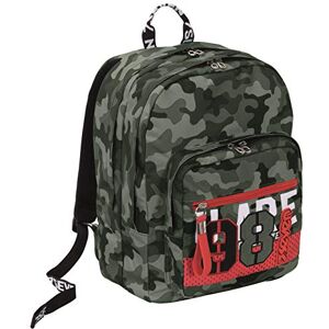 Seven Fitcrew Extra School Backpack, Green, Double Compartment, School and Leisure Seven Fitcrew Extra School Backpack, Green, Double Compartment, School and Leisure