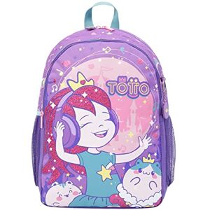 Totto Leyna Youth Unisex Backpack, Purple, One Size Totto Leyna Youth Unisex Backpack, Purple, One Size