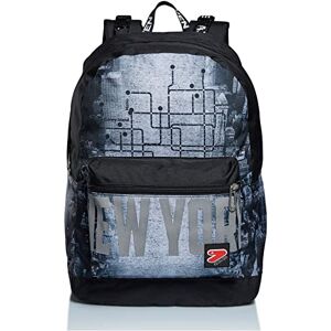Seven Backpack, IN TOWN Eco-friendly Knapsack, Book Bag, for Teen, Girls&Boys, Large Capacity, For School, Sport, Free Time, Double-Sided, with Earphones, Italian Design, silver/black Seven Backpack, IN TOWN Eco-friendly Knapsack, Book Bag, for Teen, Girls&Boys, Large Capacity, For School, Sport, Free Time, Double-Sided, with Earphones, Italian Design, silver/black
