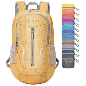 ZOMAKE Foldable Backpack Lightweight 25L Packable Small Backpacks Water Resistant,Hiking Backpack for Outdoor Travel Walking,Camping(Mud yellow) ZOMAKE Foldable Backpack Lightweight 25L Packable Small Backpacks Water Resistant,Hiking Backpack for Outdoor Travel Walking,Camping(Mud yellow)