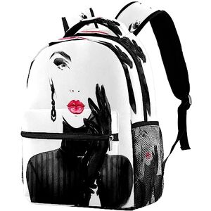 Generic Beautiful Woman Daypack Backpack School Bag Casual Book Pack Generic Beautiful Woman Daypack Backpack School Bag Casual Book Pack