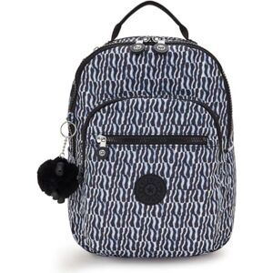 KIPLING KIPLING Kipling SEOUL S Small Backpack, Holiday Waves (Blue) KIPLING KIPLING Kipling SEOUL S Small Backpack, Holiday Waves (Blue)