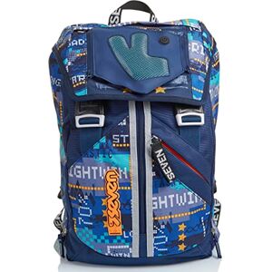 Seven Extendable Backpack - Bright Win Elementary and Middle School, Blue Seven Extendable Backpack - Bright Win Elementary and Middle School, Blue
