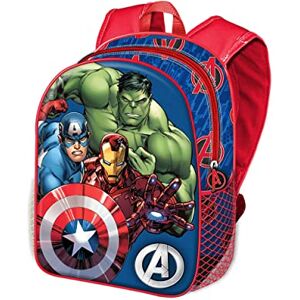 KARACTERMANIA The Avengers Bros-Small 3D Backpack, Blue, 11 x 26 x 31 cm, Capacity 8.5 L KARACTERMANIA The Avengers Bros-Small 3D Backpack, Blue, 11 x 26 x 31 cm, Capacity 8.5 L
