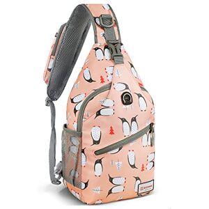 ZOMAKE Sling Bag for Women Men Small Crossbody Sling Backpack Mini Water Resistant Shoulder Bag Anti Thief Chest Bag Daypack for Travel Hiking Sports (Pink-PL) ZOMAKE Sling Bag for Women Men Small Crossbody Sling Backpack Mini Water Resistant Shoulder Bag Anti Thief Chest Bag Daypack for Travel Hiking Sports (Pink-PL)