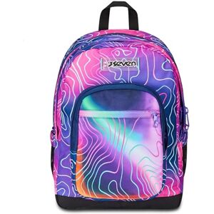 Seven Freethink School Backpack, Pink, Mapset Girl, Double Compartment Backpack, PC or Tablet Pocket and Bottle Pocket, Medium and Upper Backpack, Girls Seven Freethink School Backpack, Pink, Mapset Girl, Double Compartment Backpack, PC or Tablet Pocket and Bottle Pocket, Medium and Upper Backpack, Girls