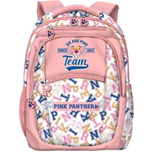 DOHE Large Backpack 3 compartments Size 28 x 40 x 12 cm Pink Panther Team Model DOHE Large Backpack 3 compartments Size 28 x 40 x 12 cm Pink Panther Team Model