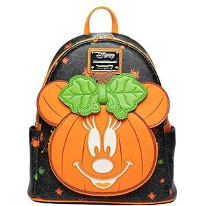 Loungefly Disney Glow in the Dark Pumpkin Minnie Mouse Women's Backpack, Multicoloured, One Size, Wdbk3353 Loungefly Disney Glow in the Dark Pumpkin Minnie Mouse Women's Backpack, Multicoloured, One Size, Wdbk3353