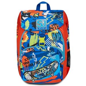 Seven SJ Gang Style Jam Gang Primary School Backpack, Blue, TrickyLed, Mono Compartment, Elementary School Backpack, Child Backpack Seven SJ Gang Style Jam Gang Primary School Backpack, Blue, TrickyLed, Mono Compartment, Elementary School Backpack, Child Backpack