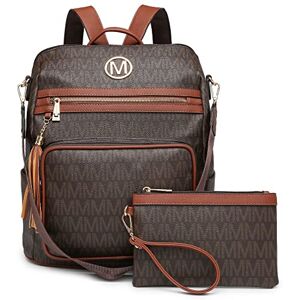 MKP COLLECTION Women Fashion Backpack Purse Convertible Large Ladies Rucksack Travel Shoulder Bags Handbag Set 2pcs w/Tassel, Coffee, 13.5" L x 6" W x 14.25" H, Rucksack Backpacks MKP COLLECTION Women Fashion Backpack Purse Convertible Large Ladies Rucksack Travel Shoulder Bags Handbag Set 2pcs w/Tassel, Coffee, 13.5" L x 6" W x 14.25" H, Rucksack Backpacks