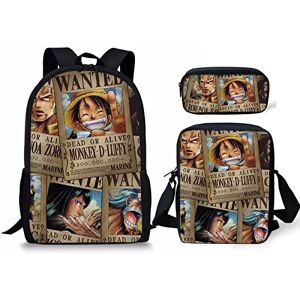 JUVENIL On.e Piece 3 Piece Kids Backpack Set,Anime Laptop Daypack School Rucksack,Elementary School Bag with Thermal Lunch Boxes Pencil Holder-G Set of 3 JUVENIL On.e Piece 3 Piece Kids Backpack Set,Anime Laptop Daypack School Rucksack,Elementary School Bag with Thermal Lunch Boxes Pencil Holder-G Set of 3