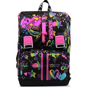 Seven Extendable Backpack, Iridescent, Black, Elementary and Middle School Seven Extendable Backpack, Iridescent, Black, Elementary and Middle School
