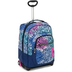 Seven Rolling backpack, PINKSHADE, Wheeled Book Bag, 2 in 1, Backpack + Trolley, for Teen, Girls&Boys, For School, Sport, Free Time, Laptop Sleeve, Italian Design, Navy Seven Rolling backpack, PINKSHADE, Wheeled Book Bag, 2 in 1, Backpack + Trolley, for Teen, Girls&Boys, For School, Sport, Free Time, Laptop Sleeve, Italian Design, Navy