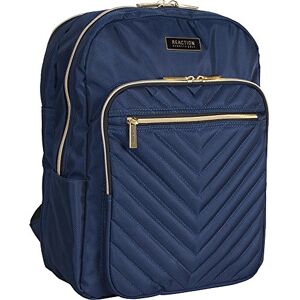 Kenneth Cole REACTION Women's Chelsea Backpack Chevron Quilted 15-Inch Laptop & Tablet Fashion Bookbag Daypack, Navy, One Size Kenneth Cole REACTION Women's Chelsea Backpack Chevron Quilted 15-Inch Laptop & Tablet Fashion Bookbag Daypack, Navy, One Size