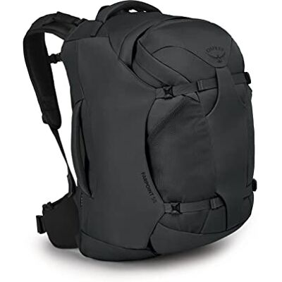 Osprey Farpoint 55L Men's Travel Backpack, Tunnel Vision Grey, One Size Osprey Farpoint 55L Men's Travel Backpack, Tunnel Vision Grey, One Size