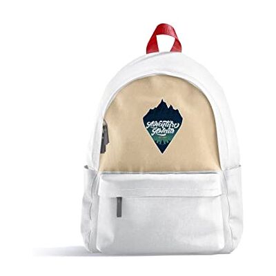 Bonamaison TRCGBP100240-R - Unisex Multicolor Backpack 43x30cm Bonamaison TRCGBP100240-R - Unisex Multicolor Backpack 43x30cm
