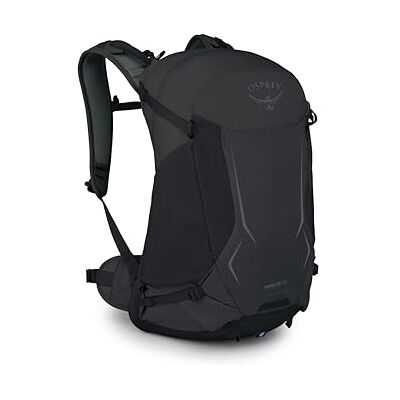 Osprey Hikelite Unisex Hiking Bag, 26L, Raven Black Osprey Hikelite Unisex Hiking Bag, 26L, Raven Black