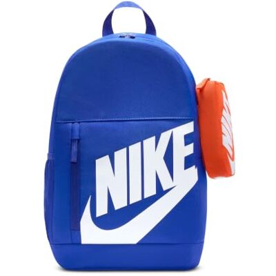 Nike Kids' Daybag Y NK ELMNTL BKPK SHOEBOX, Old Royal/Orange/White, One Size Nike Kids' Daybag Y NK ELMNTL BKPK SHOEBOX, Old Royal/Orange/White, One Size