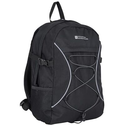 Mountain Warehouse Bolt 18L Water-Resistant Backpack Compact & Practical Day Rucksack with Bottle Pocket, Padded Airmesh Back & Adjustable Shoulder Straps for Comfort, For School Mountain Warehouse Bolt 18L Water-Resistant Backpack Compact & Practical Day Rucksack with Bottle Pocket, Padded Airmesh Back & Adjustable Shoulder Straps for Comfort, For School