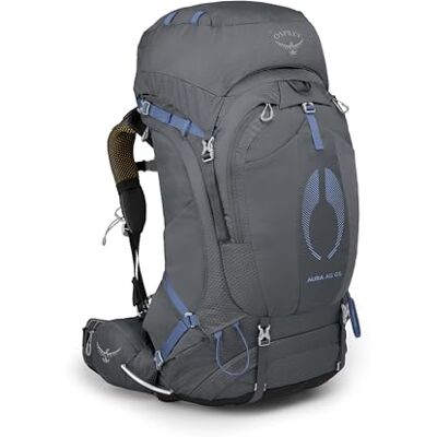Osprey Aura 65 Litre Rucksack, Grey, One Size Osprey Aura 65 Litre Rucksack, Grey, One Size