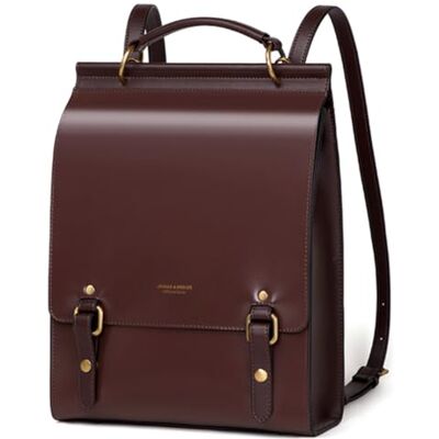 Cnoles Cnolés Leather Backpack Purse For Women Fashion Daypacks Ladies Vintage Bag Casual School College Travel Backpacks Large Schoolbag Cnoles Cnolés Leather Backpack Purse For Women Fashion Daypacks Ladies Vintage Bag Casual School College Travel Backpacks Large Schoolbag