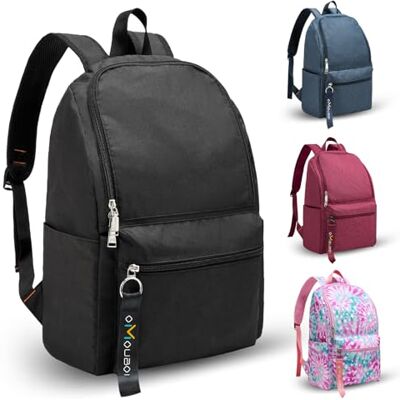 OMOUBOI Casual Daypacks Superbreak Backpack 14 inch Laptop Backpack for Women & Men Fits Tourism Business (Black) OMOUBOI Casual Daypacks Superbreak Backpack 14 inch Laptop Backpack for Women & Men Fits Tourism Business (Black)