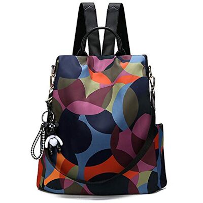Freie Liebe Anti-theft Backpack Nylon BackPacks Handbags for Women Travel Rucksack Lightweight Shoulder Bags, A-01 Colourful, One Size, Rucksack Backpacks Freie Liebe Anti-theft Backpack Nylon BackPacks Handbags for Women Travel Rucksack Lightweight Shoulder Bags, A-01 Colourful, One Size, Rucksack Backpacks