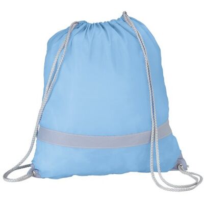 eBuyGB Pack of 10 High Visibility Reflective Drawstring Rucksack Casual Daypack, 2.7 L (Light Blue) eBuyGB Pack of 10 High Visibility Reflective Drawstring Rucksack Casual Daypack, 2.7 L (Light Blue)
