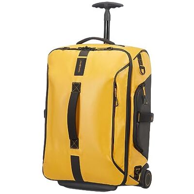 Samsonite Paradiver Light Travel Bag/Backpack with 2 Wheels S, 55 cm, 51 L, Yellow Samsonite Paradiver Light Travel Bag/Backpack with 2 Wheels S, 55 cm, 51 L, Yellow