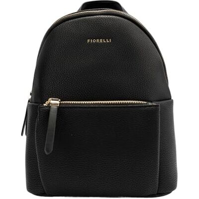 Fiorelli Women's Ally Large Backpack, Stylish Rucksack with Adjustable Straps & Pockets, Black Faux Leather Fiorelli Women's Ally Large Backpack, Stylish Rucksack with Adjustable Straps & Pockets, Black Faux Leather
