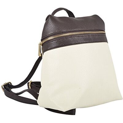 Paparazzi Womens Backpack Nevada Design Cream Brown Soft PU Leather Casual Daypack Comfortable Practical Fully Lined Travel Bag For School College Work Office Adjustable Straps Handbag Paparazzi Womens Backpack Nevada Design Cream Brown Soft PU Leather Casual Daypack Comfortable Practical Fully Lined Travel Bag For School College Work Office Adjustable Straps Handbag